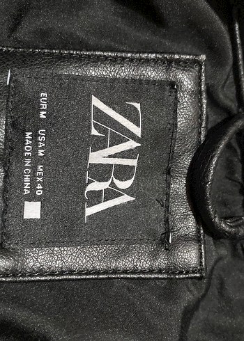 Zara deri ceket - Görsel 7