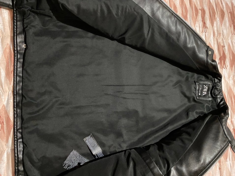 Zara deri ceket - Görsel 5