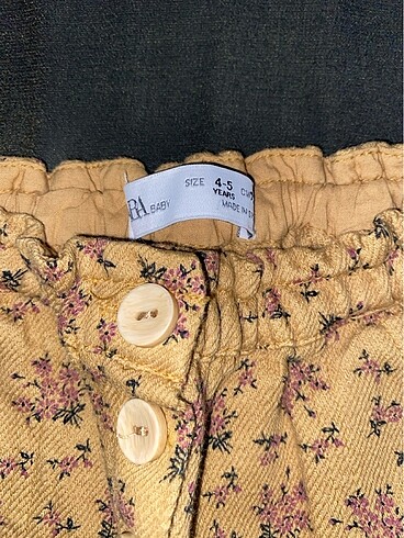 4 Yaş Beden Pantolon Zara