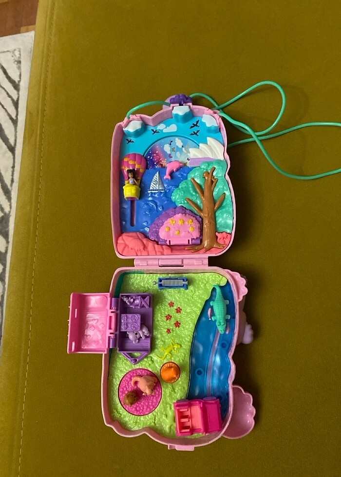 Polly pocket çanta olabilen mikro pembe koala GKJ63-GXC95 - Görsel 5
