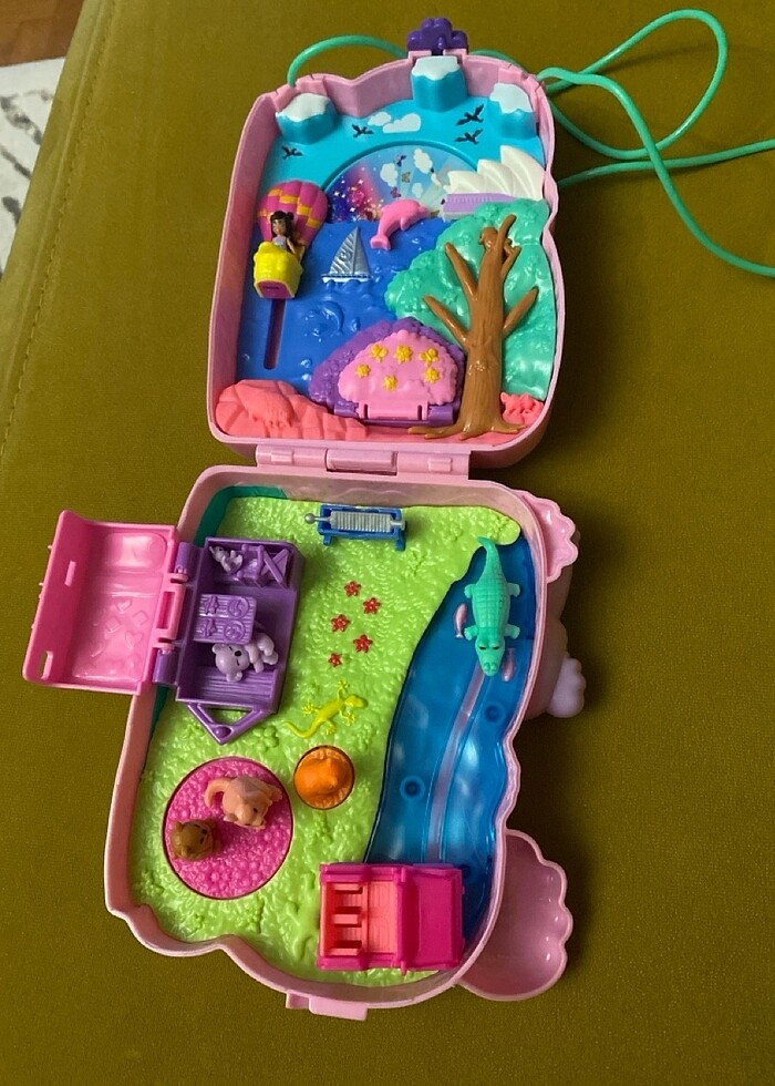 Polly pocket çanta olabilen mikro pembe koala GKJ63-GXC95 - Görsel 4