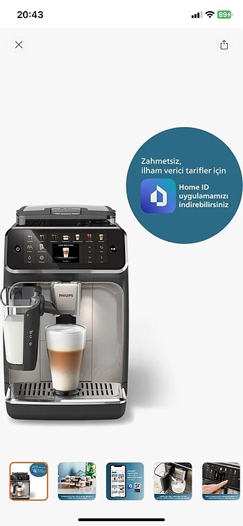 Philips lattegoo/5500 serisi