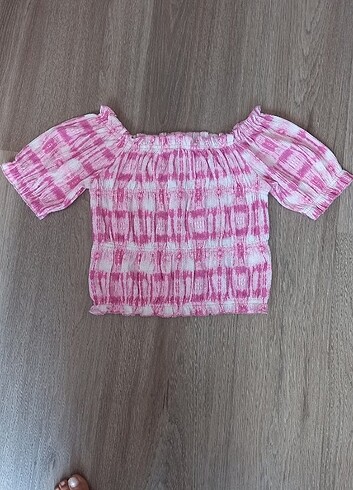 12-13 Yaş Beden pembe Renk ZARA KIZ ÇOCUK BLUZ