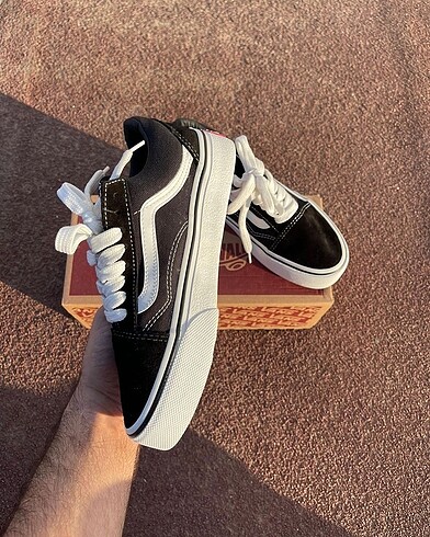 39 Beden Vans Old Skool Siyah Kutulu Ayakkabı