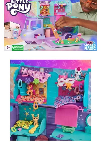 My Little Pony Mini Dünya Sihri Mor Karavan - Görsel 2