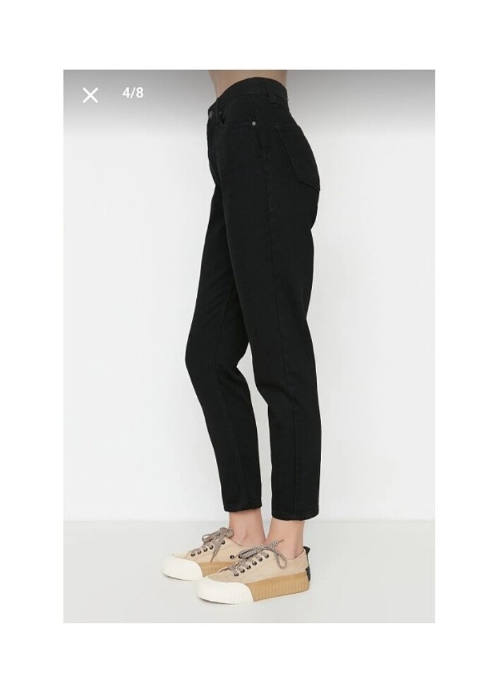 TRENDYOLMILLA SİYAH MOM JEANS - Görsel 3