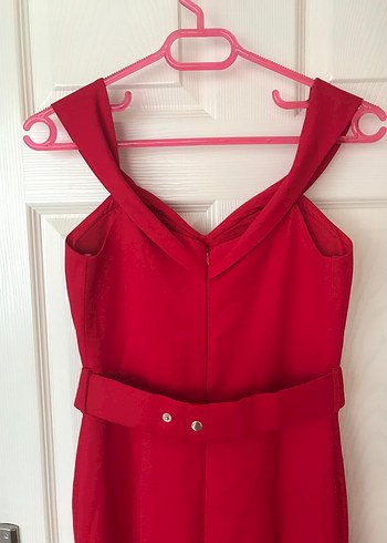 Kemer Detaylı Balık Abiye - Görsel 8