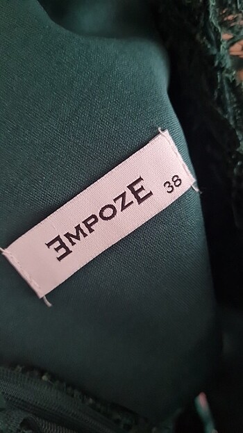 Güpür Model Balık Kesim Elbise - Görsel 7