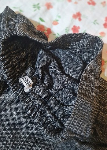 Gri Piliseli Midi Kadın Etek - Görsel 4