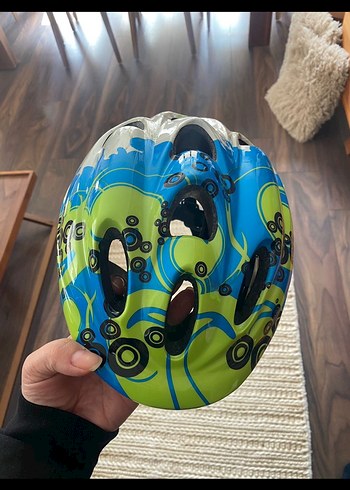 Renkli Baskılı Street Style Motosiklet Kaskı - Görsel 2