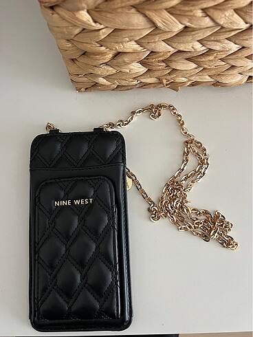 Nine West Siyah Kadın Telefon Çantası
