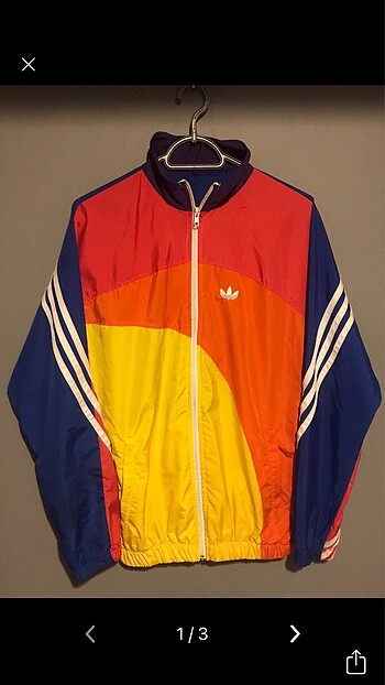 Adidas renkli oversize ceket