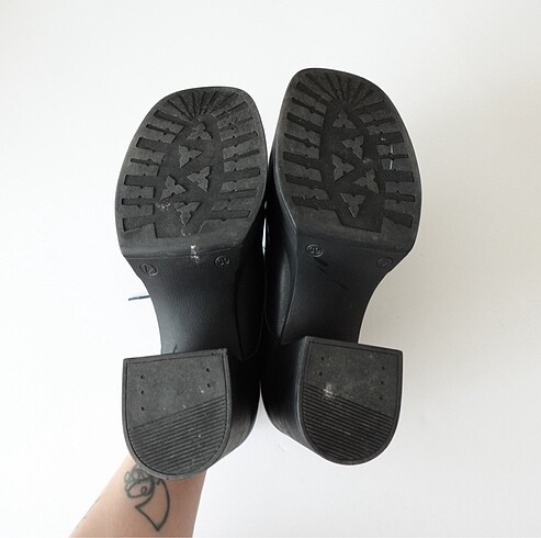 39 Beden siyah Renk Platform Oxford