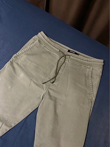 Pull Bear Haki Jogger L Beden - Görsel 2