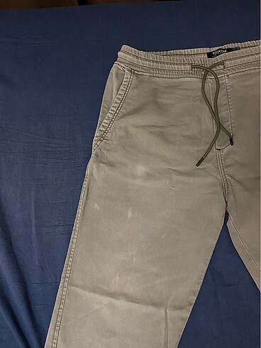 Pull Bear Haki Jogger L Beden - Görsel 4