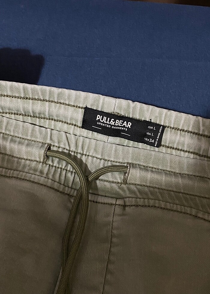 Pull Bear Haki Jogger L Beden - Görsel 3