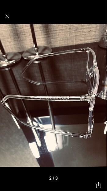 Şeffaf gözlük - Görsel 2