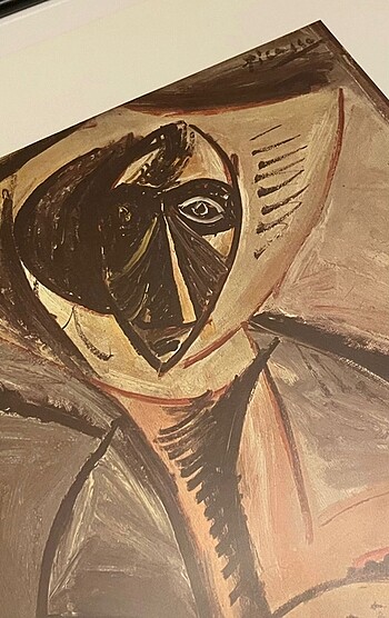  Beden siyah Renk Picasso 1975 yılı Dergi Orijinal Basım