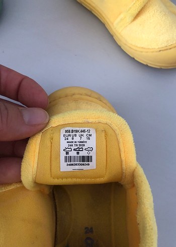 Kız Çocuk Vicco Sarı Ev Terliği - Görsel 2