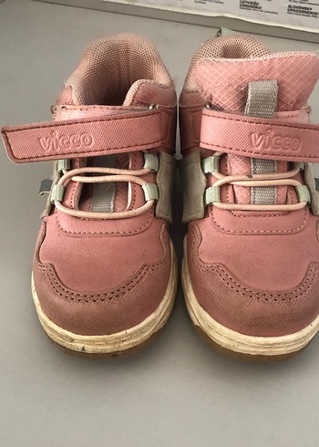 Kız Çocuk Pembe Cırtlı Spor Ayakkabı - Görsel 2