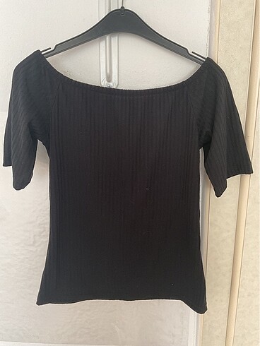 Diğer Siyah fitilli tshirt