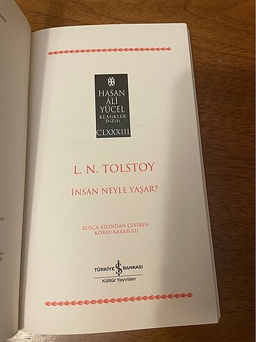 Tolstoy-İnsan Neyle Yaşar - Görsel 4