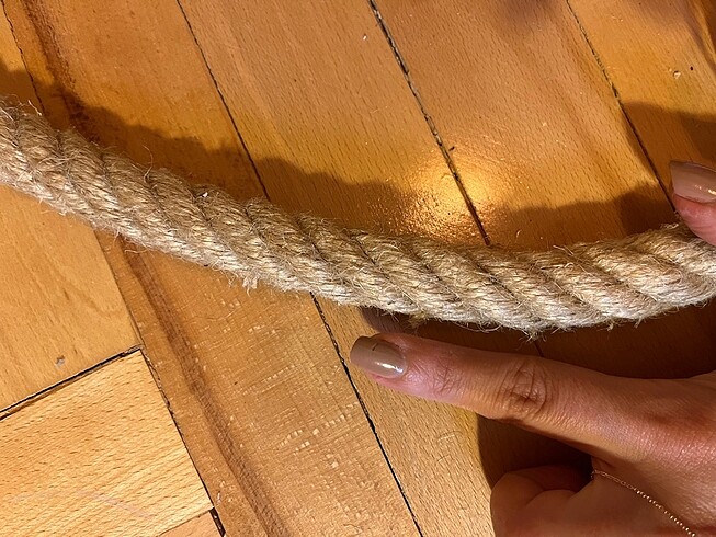 Beden camel Renk 28 metre Hasır ip jüt ip
