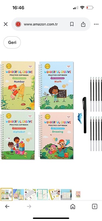Okul öncesi sihirli defter