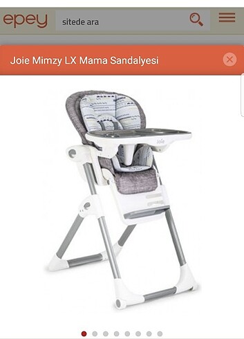 Beden joie lx mama sandalyesi