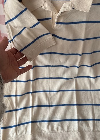 Bej Erkek Çocuk Kısa Kollu Polo Tişört - Görsel 3