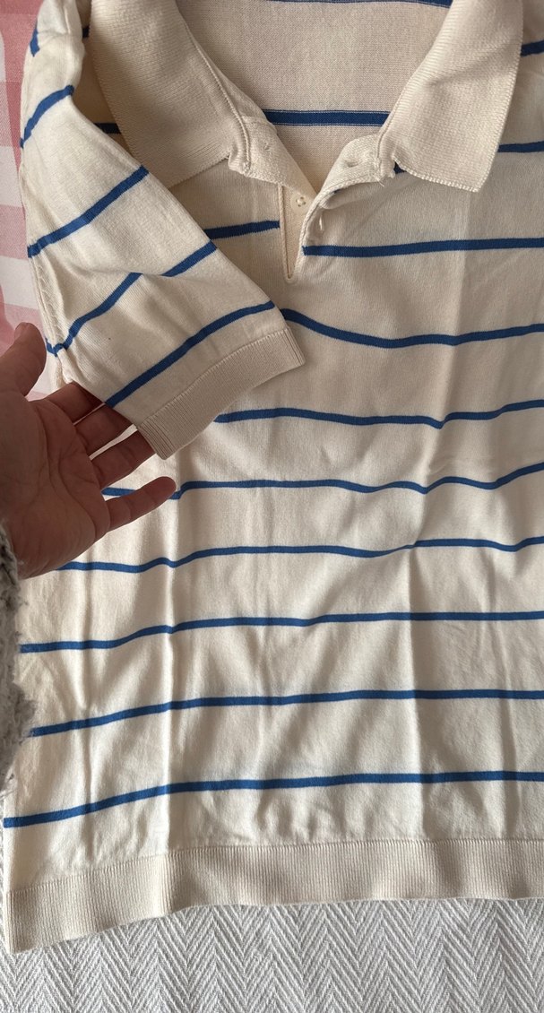 Bej Erkek Çocuk Kısa Kollu Polo Tişört - Görsel 3