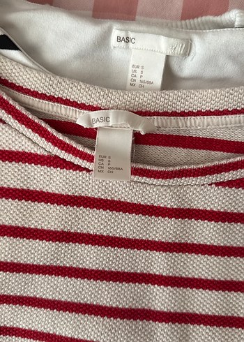 3 lü Beyaz Fitilli Kadın Triko Kazak ve çizgili - Görsel 5