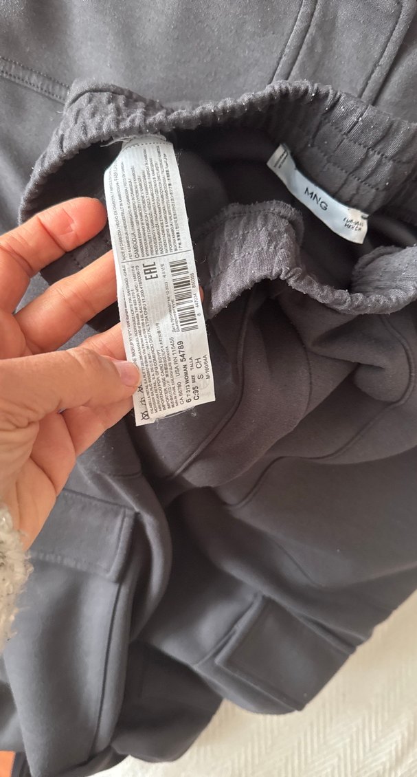 Gri Fermuarlı Kadın Midi Ceket ve pantolonu - Görsel 5