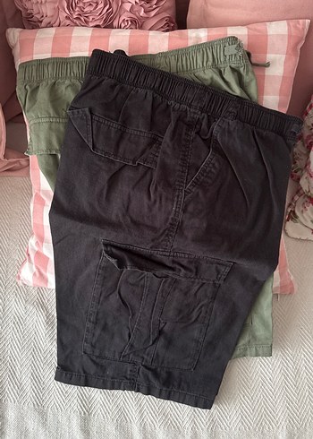 Erkek çocuk Haki ve siyah şort 2 li olarak - Görsel 5