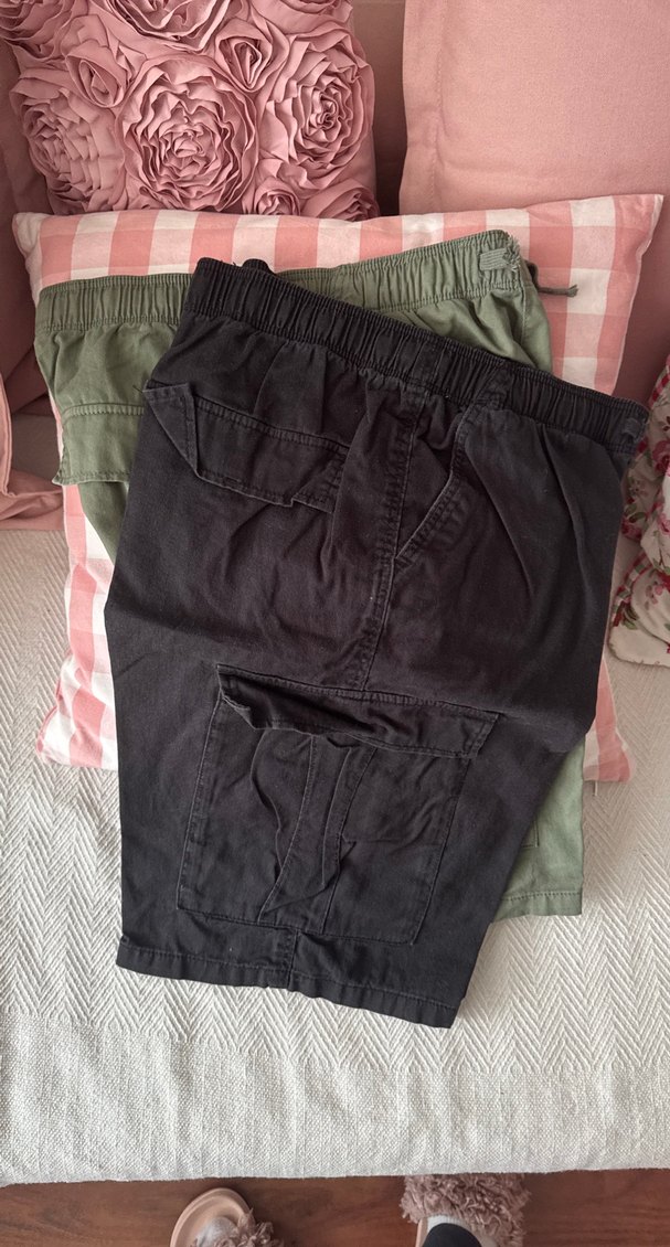 Erkek çocuk Haki ve siyah şort 2 li olarak - Görsel 5