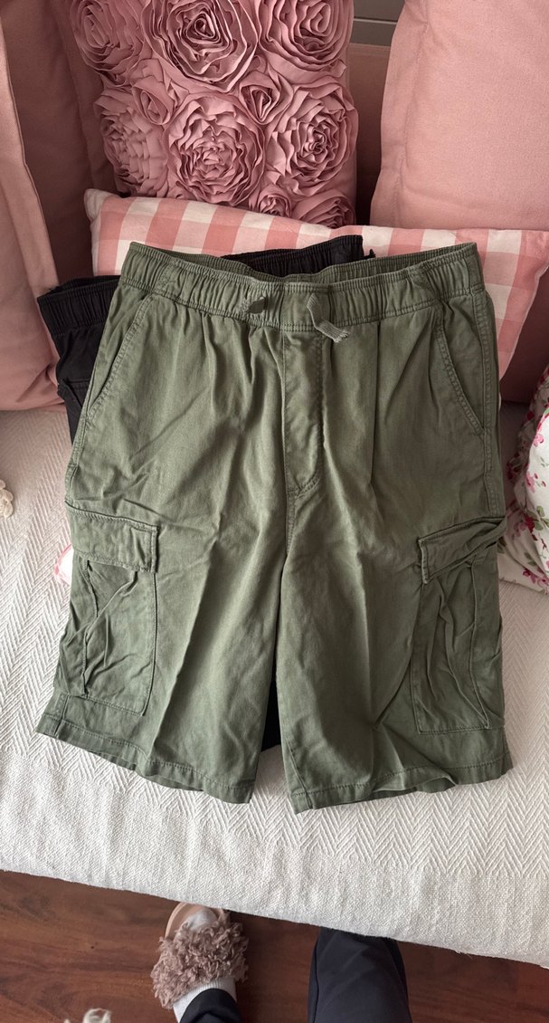 Erkek çocuk Haki ve siyah şort 2 li olarak - Görsel 3