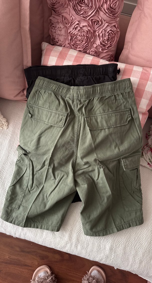 Erkek çocuk Haki ve siyah şort 2 li olarak - Görsel 4