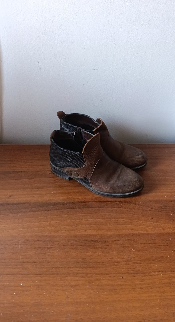 Kahverengi Tokalı Erkek Botu - Görsel 3