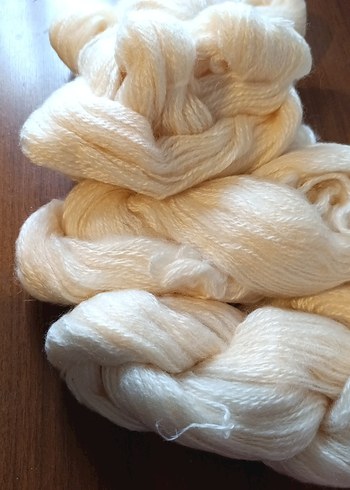 Bohem Tarzı Doğal Beyaz İplik Seti - Görsel 2