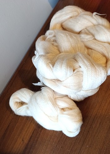 Bohem Tarzı Doğal Beyaz İplik Seti - Görsel 3