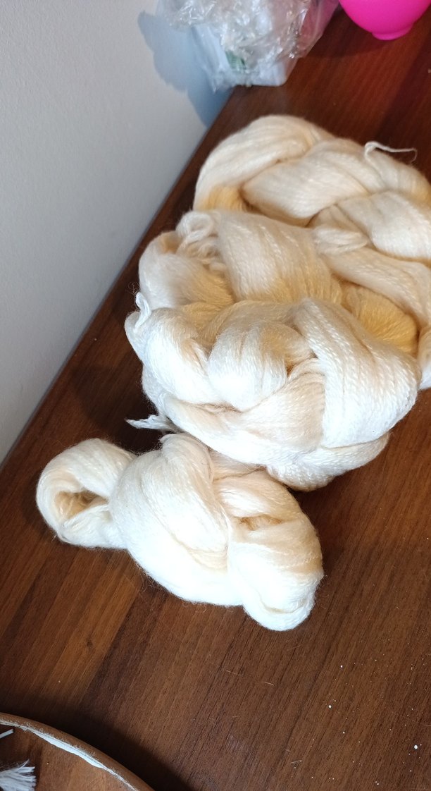 Bohem Tarzı Doğal Beyaz İplik Seti - Görsel 3