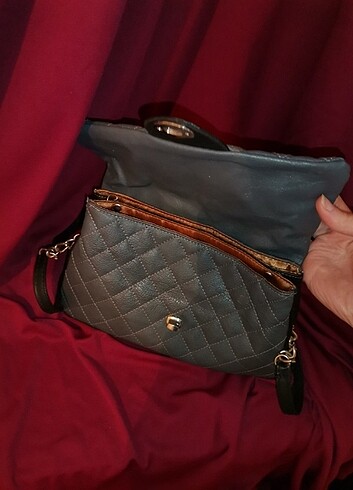  Beden gri Renk Çapraz ayarlanabilir askılı çanta 