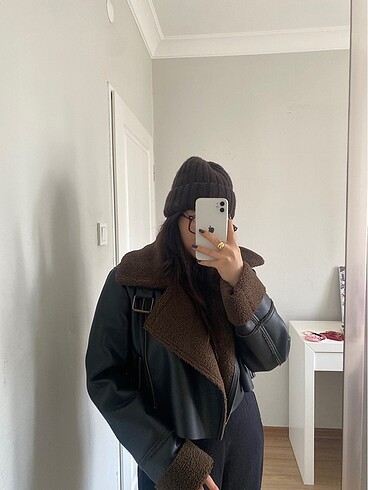 Stradivarius Kürk biker