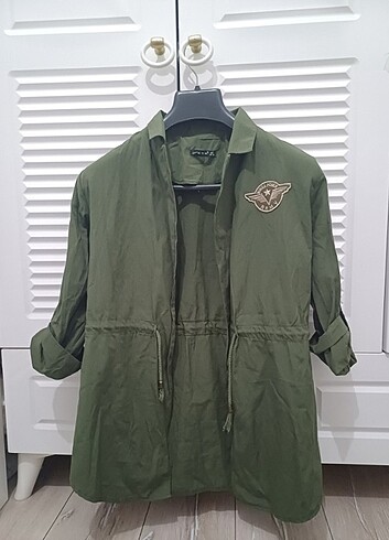 Armalı Bağlama Detay Ceket - HAKİ