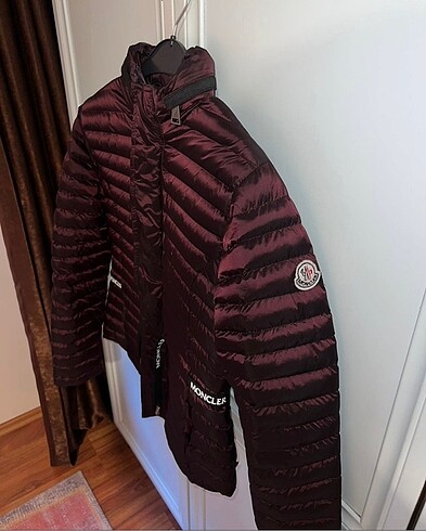 s Beden bordo Renk Moncler mont