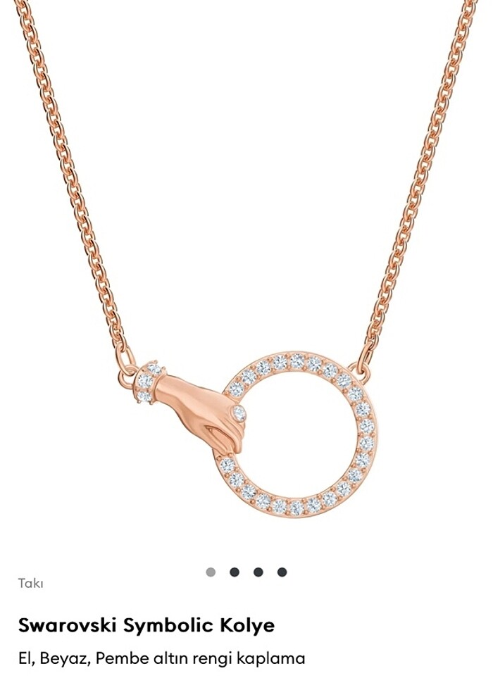 Swarovski kolye - Görsel 4