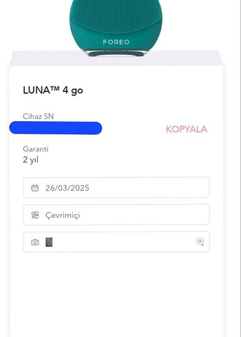 FOREO LUNA 4 go evergreen