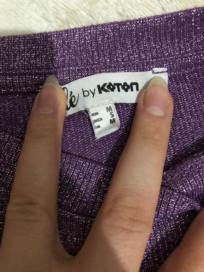 Mor Simli Bluz - Görsel 2