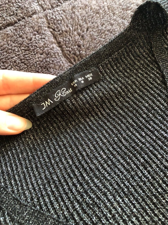 Gri Simli Bluz - Görsel 3