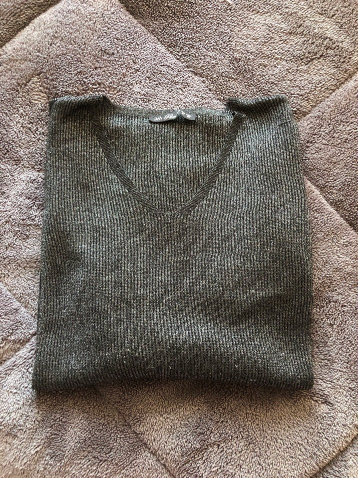 Gri Simli Bluz - Görsel 4